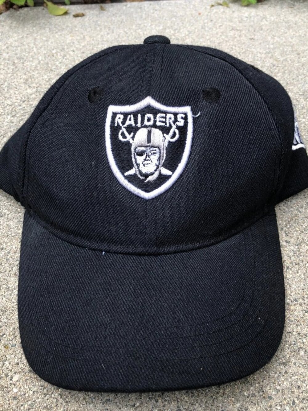 Las Vegas Raiders Hat Men's NFL Black Adjustable Cap Embroidered